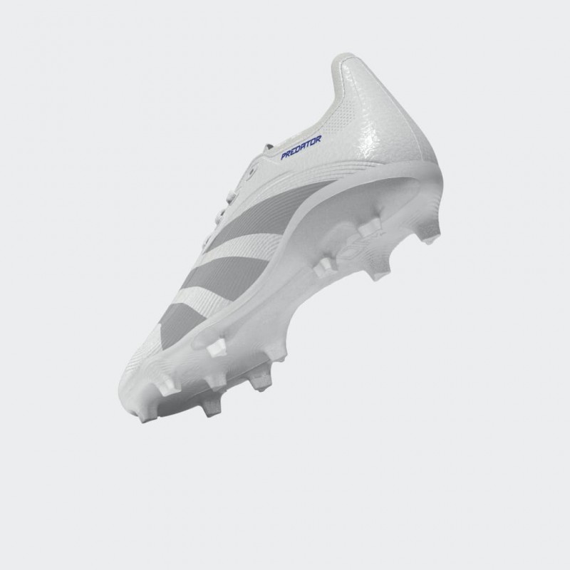 adidas Unisex' Predator League Firm/Multi-Ground Cleats- White