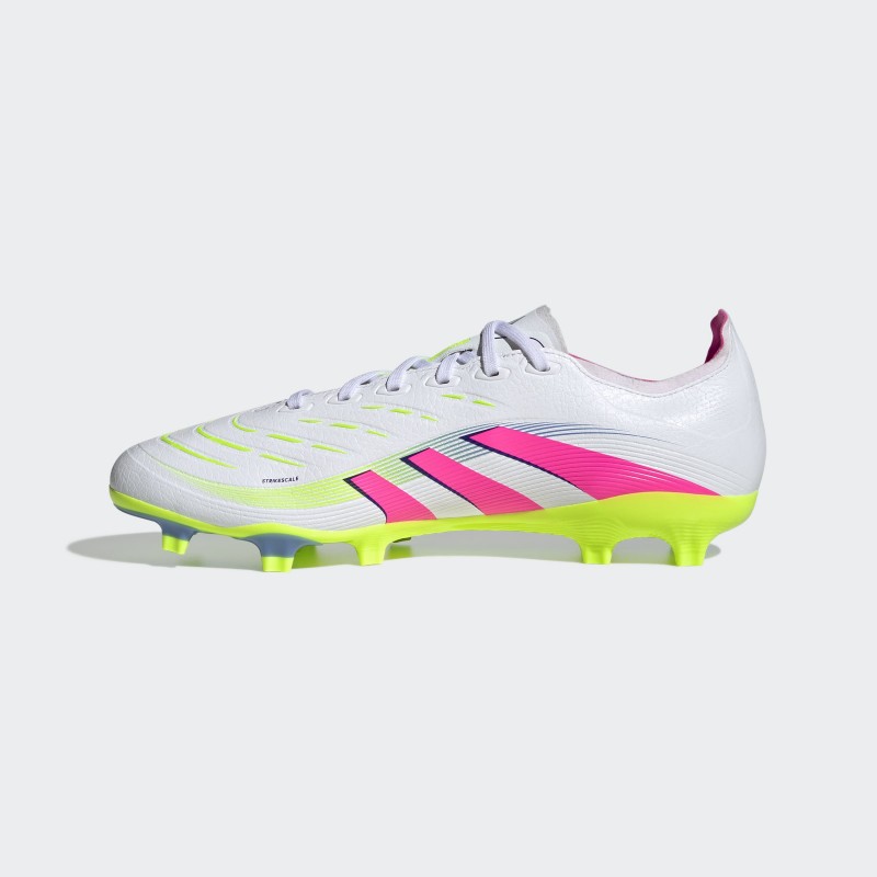 adidas Unisex' Predator League Firm/Multi-Ground Cleats- White