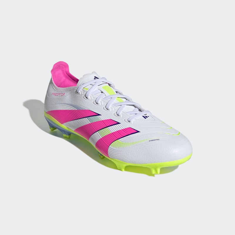 adidas Unisex' Predator League Firm/Multi-Ground Cleats- White