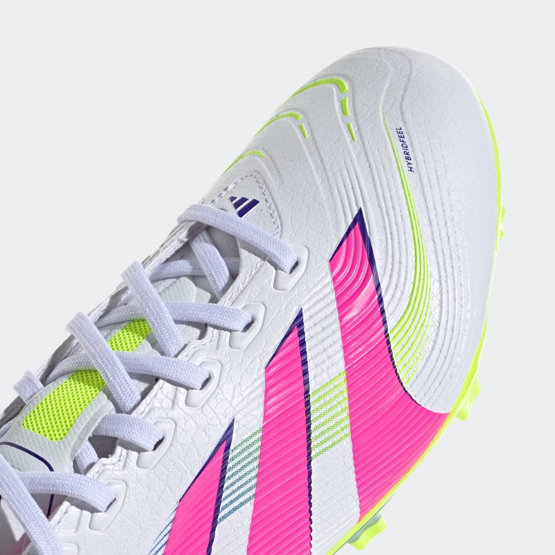 adidas Unisex' Predator League Firm/Multi-Ground Cleats- White