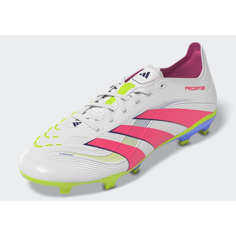 adidas Unisex' Predator League Firm/Multi-Ground Cleats- White