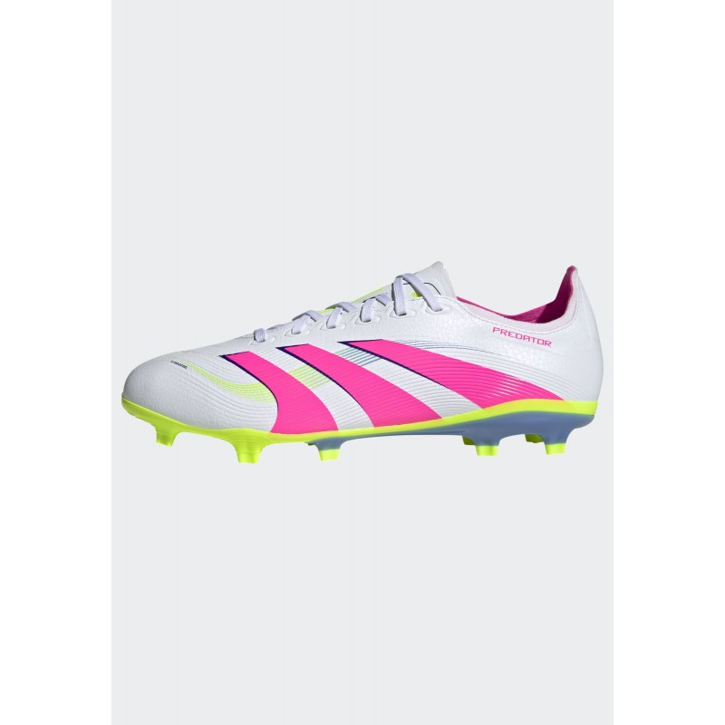 adidas Unisex' Predator League Firm/Multi-Ground Cleats- White