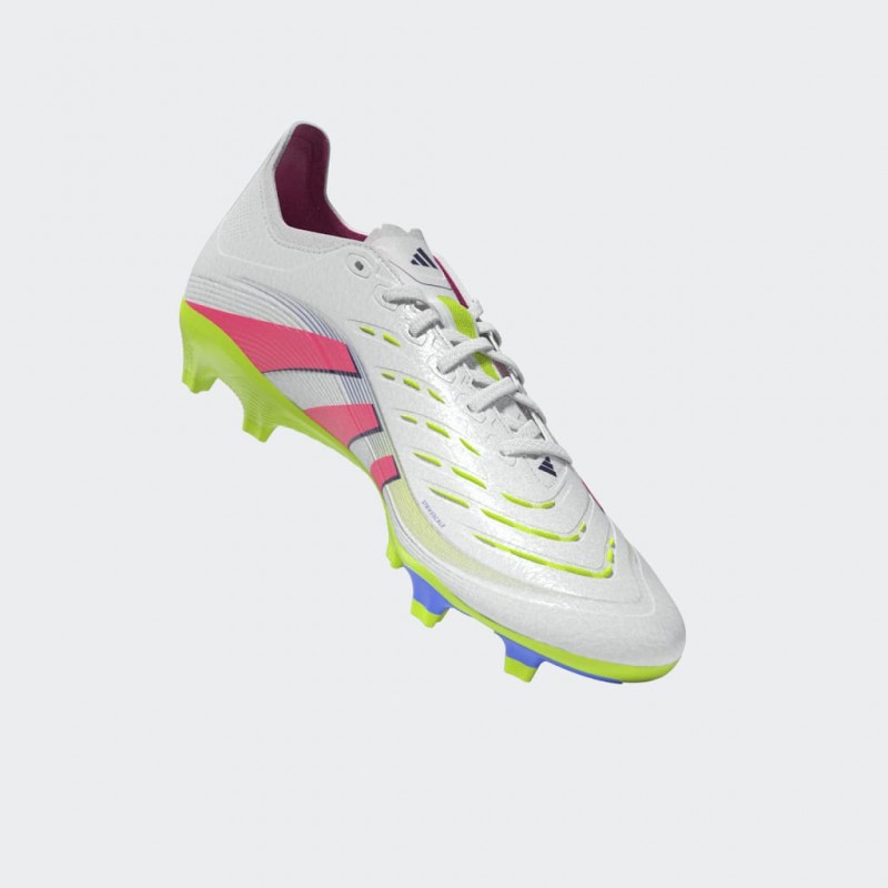 adidas Unisex' Predator League Firm/Multi-Ground Cleats- White