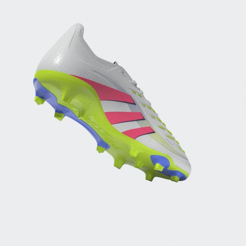 adidas Unisex' Predator League Firm/Multi-Ground Cleats- White