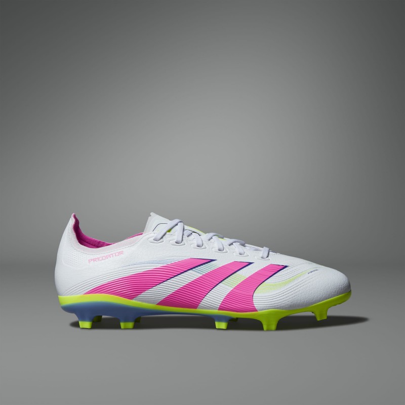 adidas Unisex' Predator League Firm/Multi-Ground Cleats- White