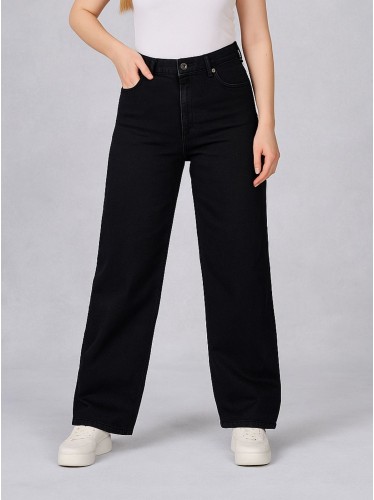 بنطال جينز ستاتي لون أسود