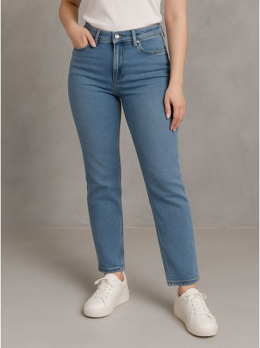 بنطال جينز  لون أزرق