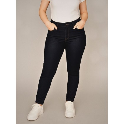 بنطال جينز للنساء لون أزرق غامق