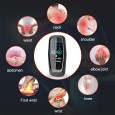 جهاز تحفيز العضلات الكهربائي EMS ذات شاشة LCD و6 مستويات مساج - خفيف الوزن ومحمول - مع 10 لزقات