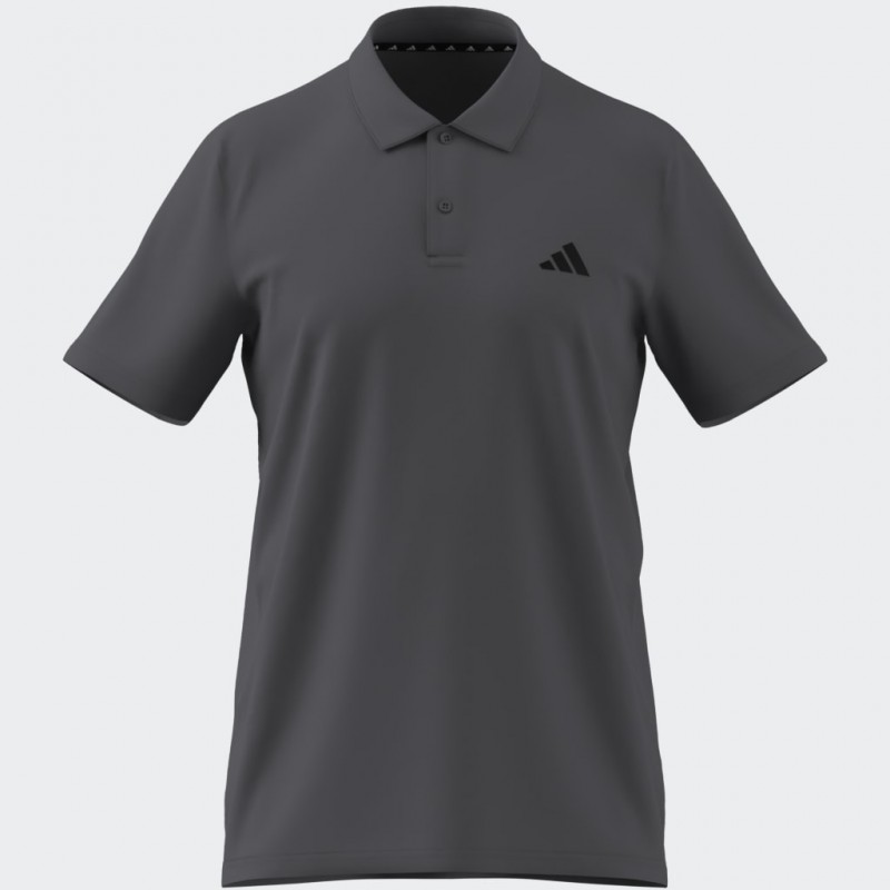 adidas Men's Train Essentials Training Polo Shirt-Grey
