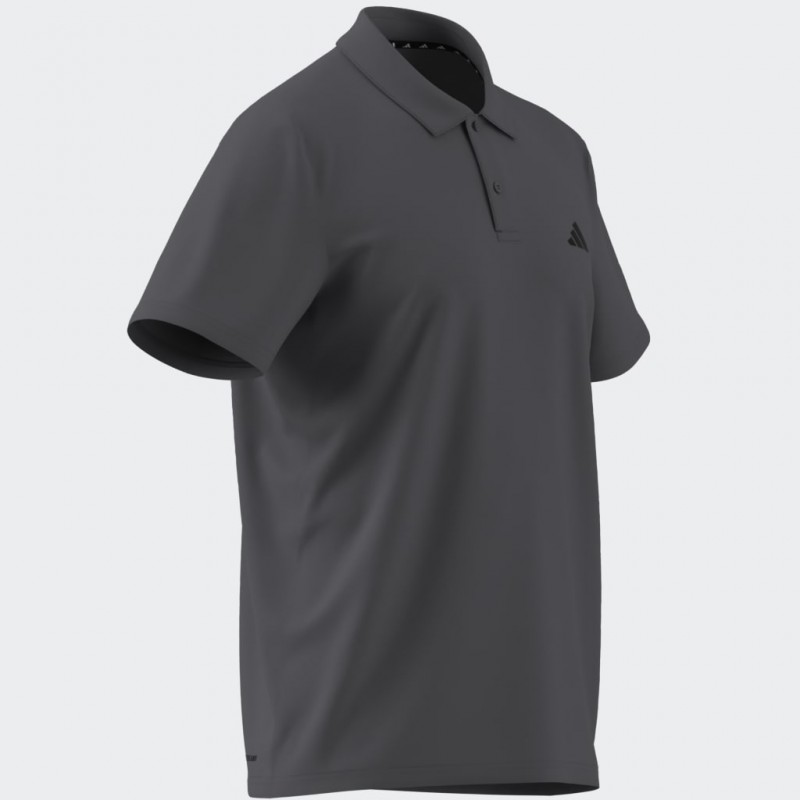adidas Men's Train Essentials Training Polo Shirt-Grey