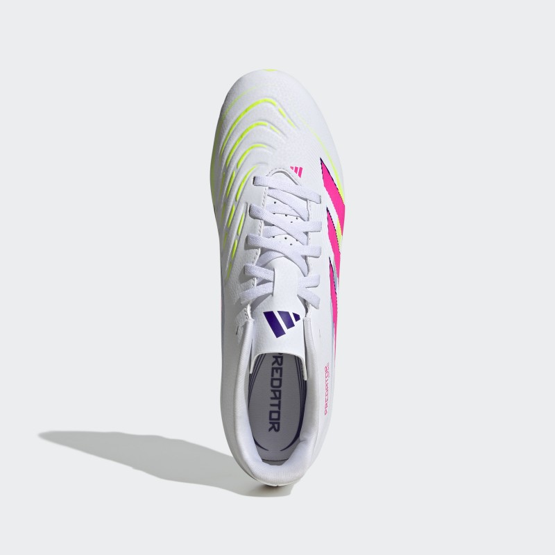 adidas Unisex' Predator Club Firm/Multi-Ground Boots - White