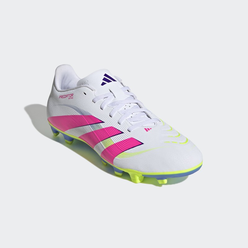adidas Unisex' Predator Club Firm/Multi-Ground Boots - White