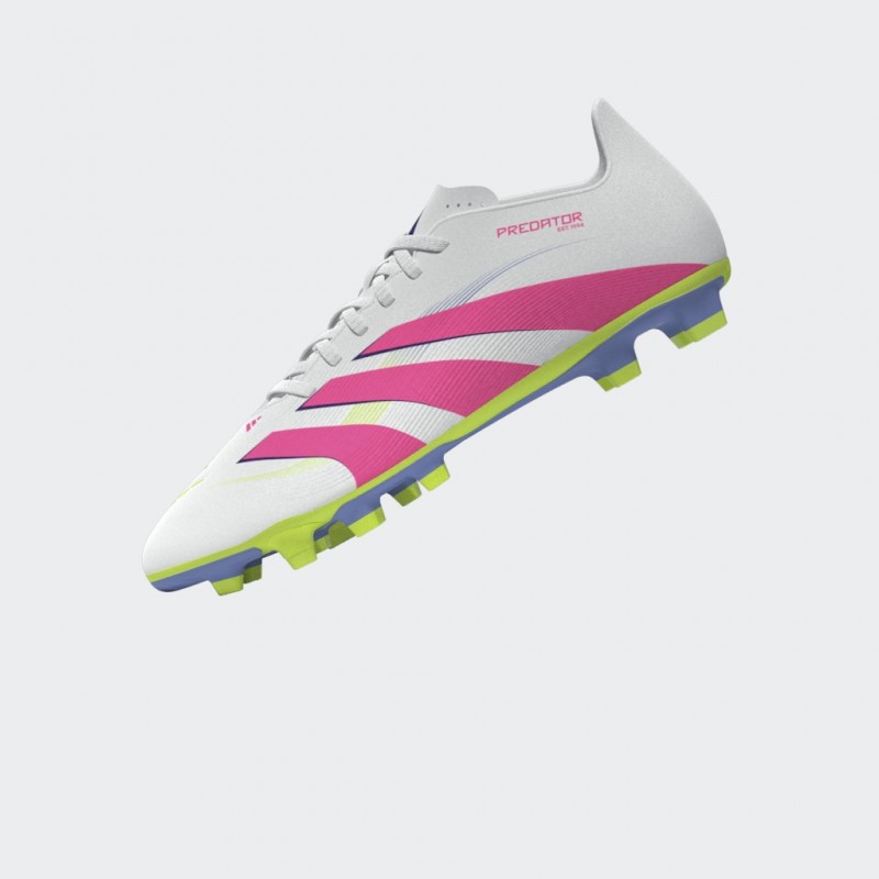 adidas Unisex' Predator Club Firm/Multi-Ground Boots - White