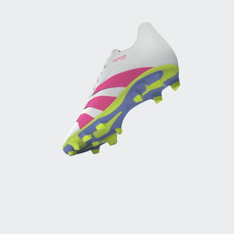 adidas Unisex' Predator Club Firm/Multi-Ground Boots - White