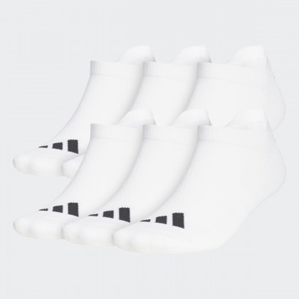 adidas Unisex' Ankle Socks (6 Pairs) - White