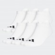 adidas Unisex' Ankle Socks (6 Pairs) - White