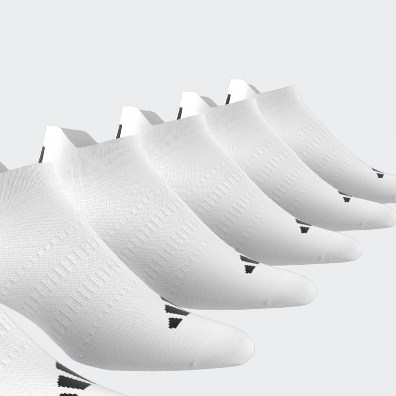 adidas Unisex' Ankle Socks (6 Pairs) - White