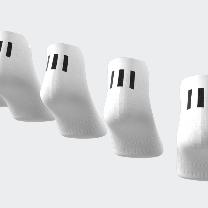 adidas Unisex' Ankle Socks (6 Pairs) - White