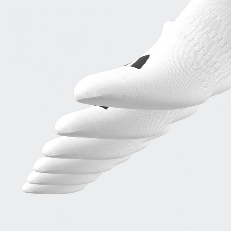 adidas Unisex' Ankle Socks (6 Pairs) - White
