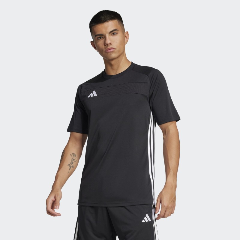 adidas Men's Tiro 25 Essentials Jersey T-Shirt- Black