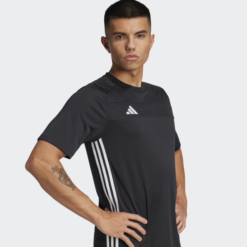 adidas Men's Tiro 25 Essentials Jersey T-Shirt- Black