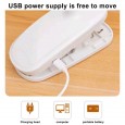 مصباح مكتبي مرن - بزاوية 360 درجة مع مشبك لتثبيته- قابل لاعادة الشحن USB - ذات 3 مستويات إضاءة- سعة البطارية 4000 ميلي امبير