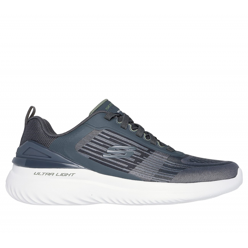 Skechers Mens' Bounder 2.0 - Jernus Shoes- حذاء سكيتشرز باوندر 2.0 للرجال لون رمادي