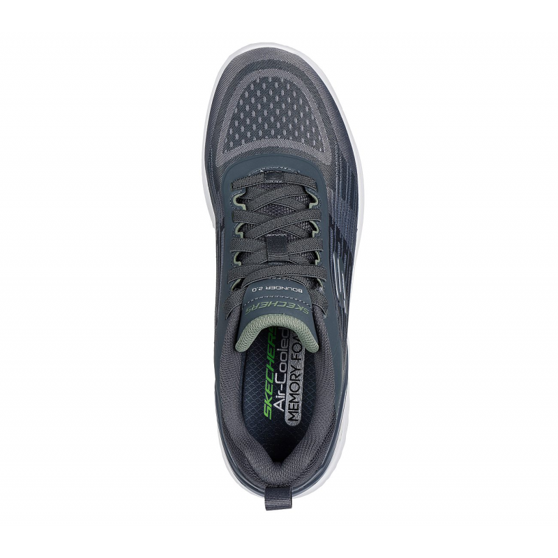 Skechers Mens' Bounder 2.0 - Jernus Shoes- حذاء سكيتشرز باوندر 2.0 للرجال لون رمادي