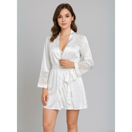 طقم لانجري عرايس لون أبيض One Size