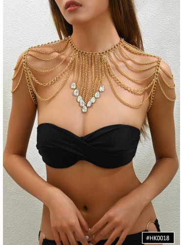 اكسسوار أكتاف للنساء لون ذهبي