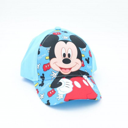 طاقية ولادي MICKEY MOUSE لون ازرق فاتح