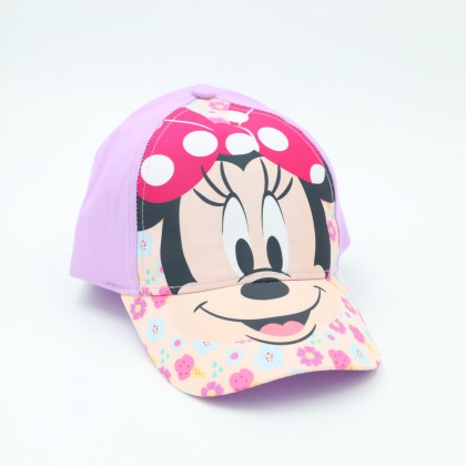 طاقية بناتي MINNI MOUSE لون بنفسجي