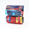 نظارات ولادي + بيت نظارات SPIDER MAN اطار ازرق