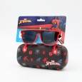 نظارات ولادي + بيت نظارات SPIDER MAN اطار احمر