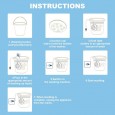 mini ultrasonic washing machine-ماكنة تحويل أي حوض لغسالة
