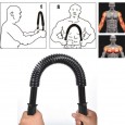 قضيب زنبركي Power Twister لتمرين الذراعين والصدر للرجال وبناء عضلات الكتف 10 كغم مثالي للاستخدام في الجيم والمنزل والمكتب أو أثناء السفر