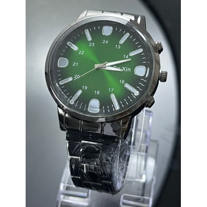 ساعه يد رجاليه دائري ستانلس ستيل  stainless steel من dexin