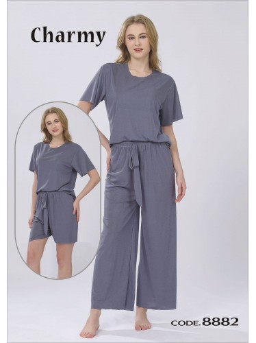 بيجامة ستاتية 3 قطع Charmy