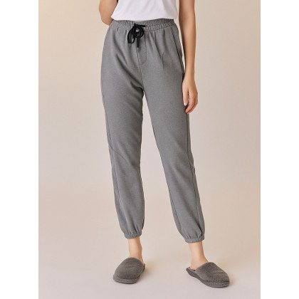 بنطلون فيليز مبطن بأرجل مطاطية للنساء لون فيروزي غامق