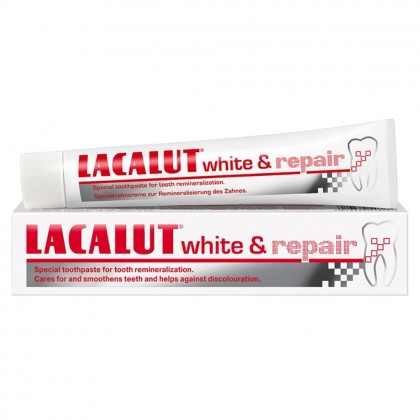 LACALUT WHITE & REPAIR PASTE 75ml - معجون أسنان للتبييض وترميم الأسنان 75 مل