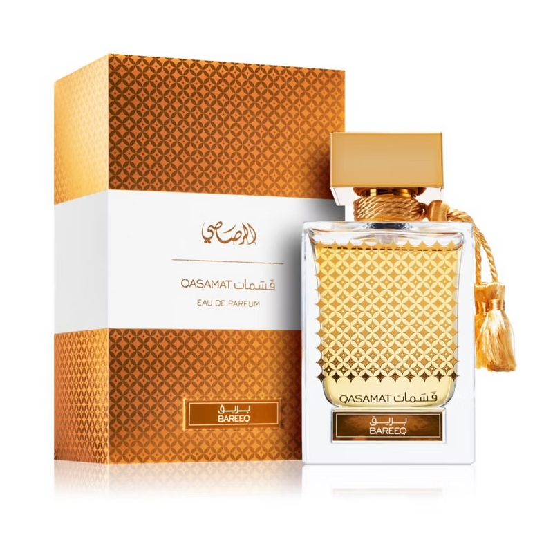 Qasamat Bareeq EDP By Rasasi For Unisex 65Ml -عطر قسمات بريق من الرصاصي للجنسين حجم 65 مل