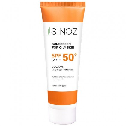 Sinoz Sunscreen for Oily Skin SPF 50 (50 ml) - كريم واقي من الشمس للبشرة الدهنية بمعامل حماية SPF 50+ من سينوز 50 مل