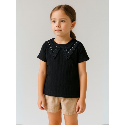 بلوزة بناتي لون أسود