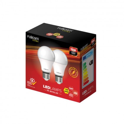 زوج لمبات ليد 15 واط أصفر - فوجي كوم