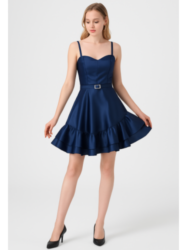 فستان قصير لون كحلي