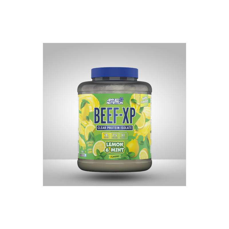 BEEF-XP Clear Beef Protein Isolate 1.8kg (60 Servings) Lemon & Mint Flavour