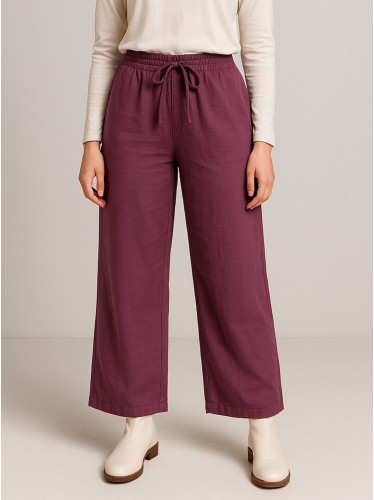 بنطال بيتي للنساء لون بنفسجي