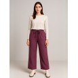 بنطال بيتي للنساء لون بنفسجي