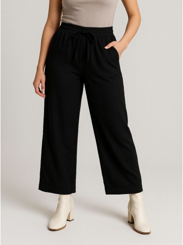 بنطال بيتي للنساء لون أسود
